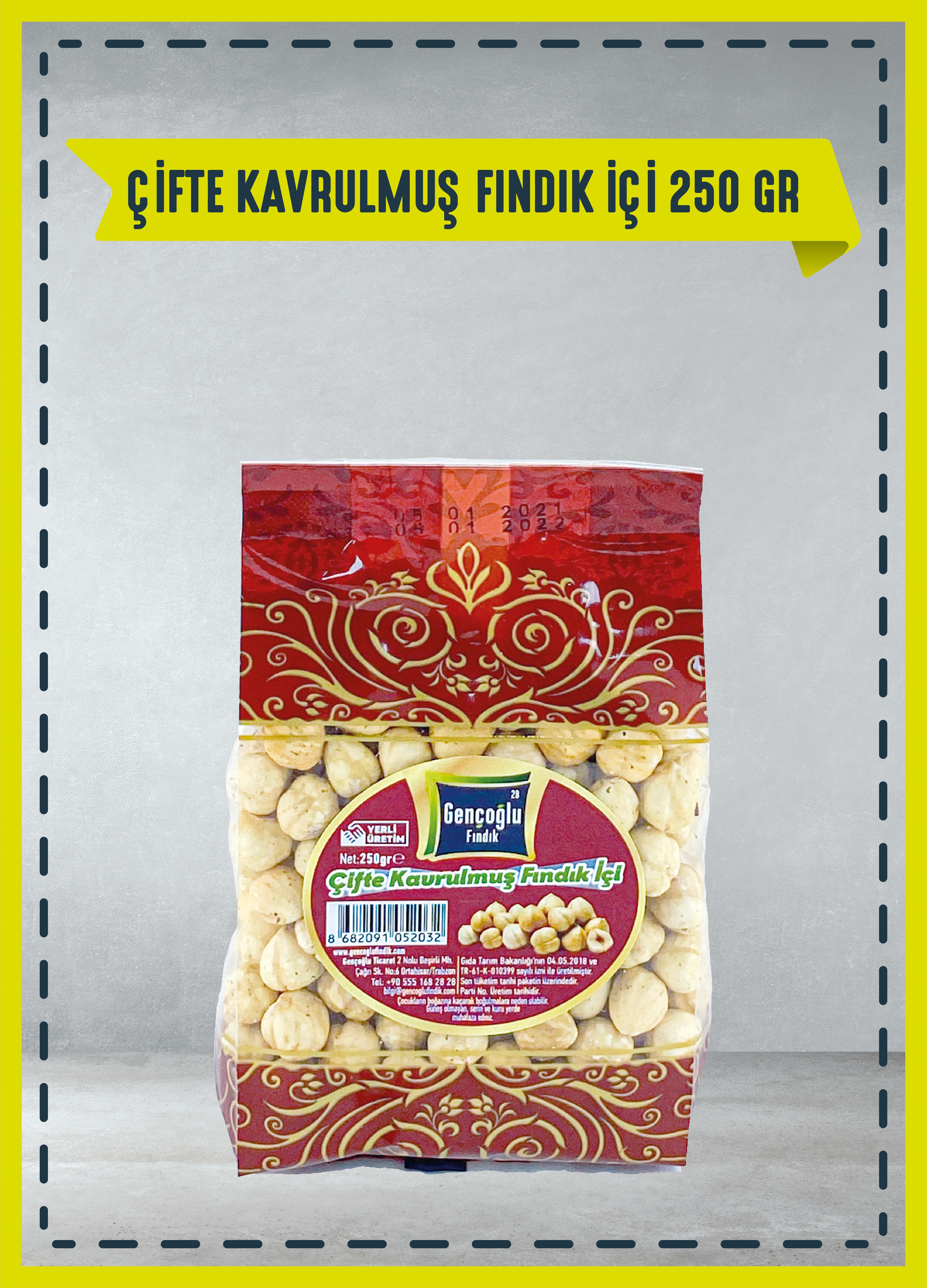 Gençoğlu Kavrulmuş Fındık 250 Gr.